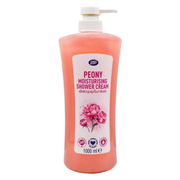 Boots Rose Moisturising Shower Cream 1000ml