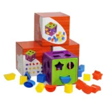Building Blocks Educational Bricks Geometric Shape Matching Blocks Sorting Box Plastic Baby Intelligence