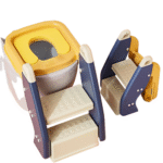 Children's Toilet Toilet Stair Foot Stool Baby Baby Toilet Ring Baby Household Folding Ladder Toilet Ring