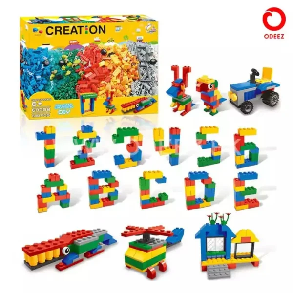 Creation Construction Building Blocks 1100 pieces - Image 2