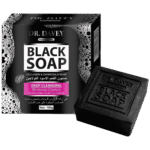 Dr. Davey Black Soap with Collagen & Charcoal for Deep Cleansing 100gm