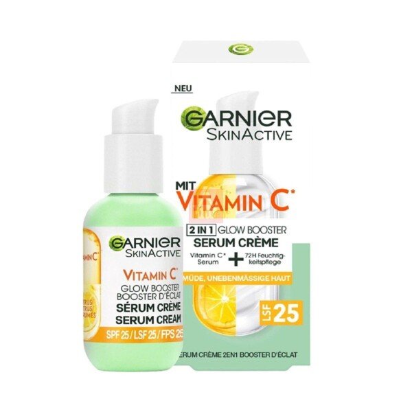 Garnier Skin Active Vitamin C 2in1 Brightening Serum Cream (SPF 25) 50ml