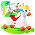 Hola 987 2-In-1 Musical Educational Rocking Poney Ride-On for Kids