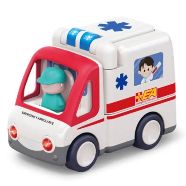 Hola Toy Ambulance Kids Early Learning Educational Plastic Role Play Ambulance Toys