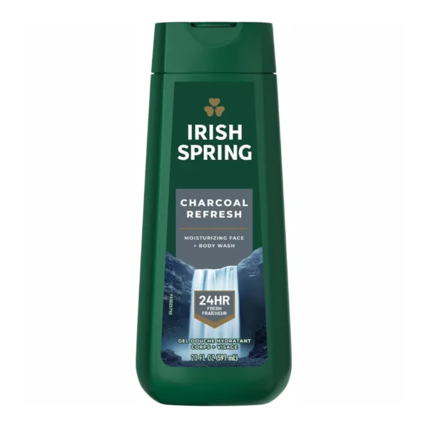 Irish Spring Charcoal Refresh Moisturizing Face + Body Wash 591ml