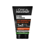L'oreal Men Expert Pure Carbon Anti-Imperfection Daily Face Wash 100ml