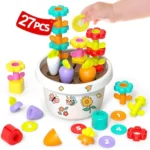 Montessori Toys for Baby Sensory Learning Resources Car Activities Sensory Busy Fidgets Cube Board Travel Toy for Toddlers