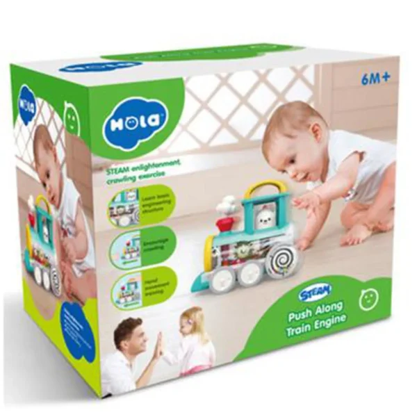 New Best Push Along Train knowledge of engineering machinery Car Electric Vehicle Baby Products Small Educational Plastic Toy hola A7995A