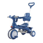 New Model Plastic Baby Tricycle with Music Kids Tricycle with Push Bar