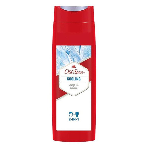 Old Spice Cooling 2 in 1 Shower Gel + Shampoo 400ml