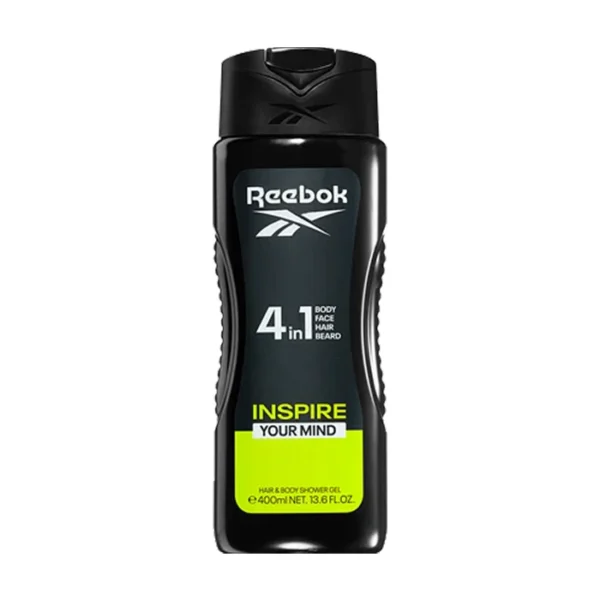 Reebook 4in1 Inspire Your Mind Hair & Body Shower Gel 400ml