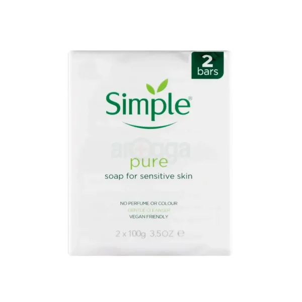 Simple Pure Soap For Sensitive Skin (2 Bars) 200gm