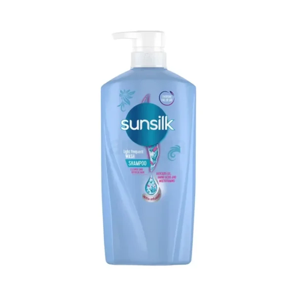 Sunsilk Light Frequent Wash Shampoo with Avocado Oil, Amino Acids and Multivitamins (Pump) 625ml