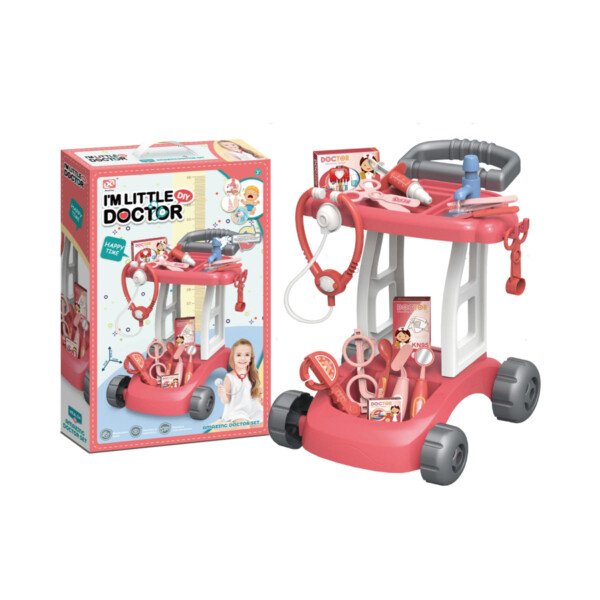 Toybliss I'm Little Doctor DIY Trolley Set (8837-2), Ages 3+