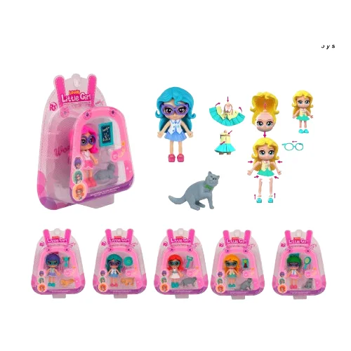 Toybliss Lovely Little Girl Doll Set