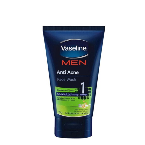 Vaseline Men Anti Acne Face Wash 100gm