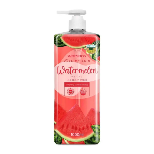 Watsons Watermelon Gel Body Wash 1000ml