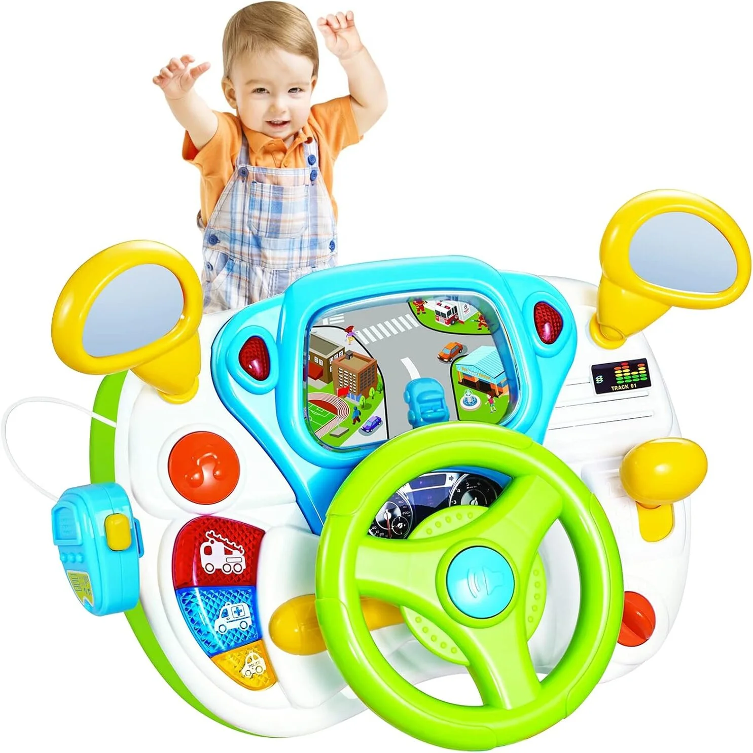 Fisca Toddler Steering Wheel Toy