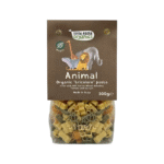 LPO Animal Shape Tricolor Organic Baby Pasta 10m+ 300g with Spinach & Tomato (Italy)