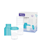 Momeasy Breast Milk Storage Cup 270ml – 6 Cups & 1 Connector