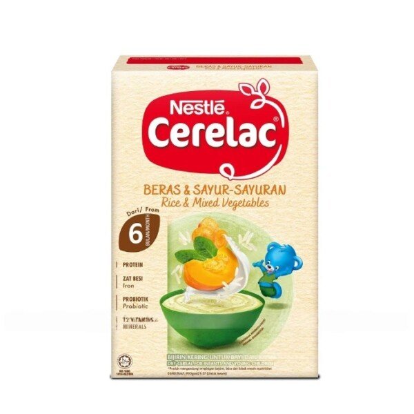 Nestle Cerelac Rice & Mixed Vegetables 250gm