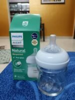 Philips AVENT Pure Glass Natural Response Feeding Bottle 120ml – Safe & Natural Feeding