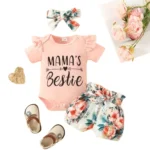 Premium Fancy Baby Girl Romper with Skirt light pink price in BD