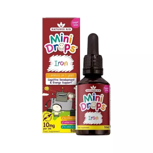 Natures Aid Iron Mini Drops for Infants