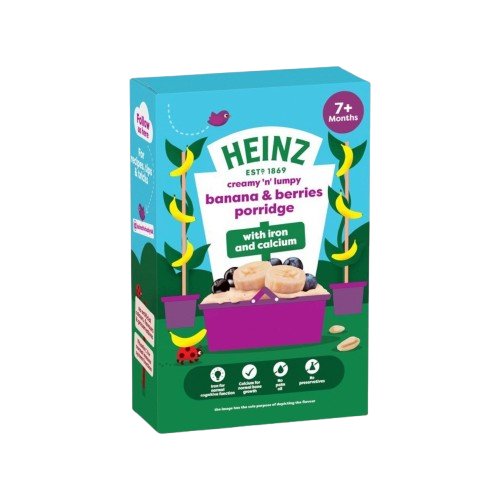 Heinz Banana Berries Porridge 200g Baby Food (7+ Months)