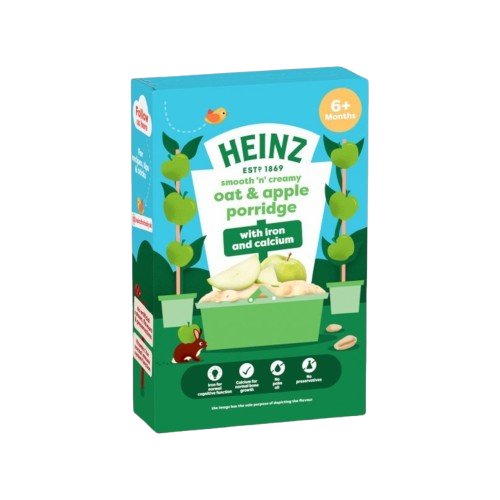 Heinz Creamy Oat Apple Porridge 125g Baby Food (6+ Months)