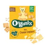 Organix Mini Cheese Crackers 80g Baby Snack (12+ Months)
