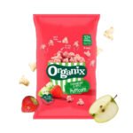 Organix Strawberry & Apple Puffcorn 10g Baby Snack