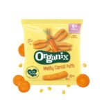Organix Melty Carrot Puffs 20g Baby Snack (6+ Months)