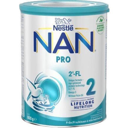 NAN Pro Stage 2 Formula Milk 800g (6–12 Months)