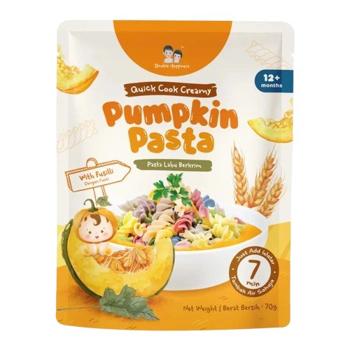 Double Happiness Pumpkin Baby Fusilli Pasta 70g