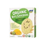 Tenten Organic Rice Crackers Mango Kiwi 40g Baby Snack