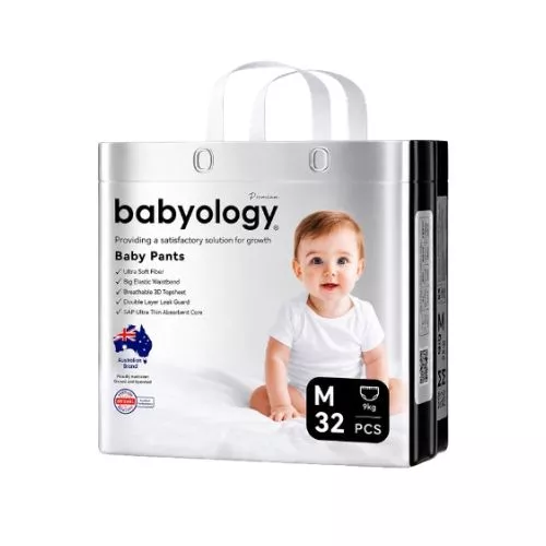Babyology Premium Baby Diaper Pant M (Over 6kg)