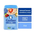 Gerber Lil' Bits Oatmeal Banana Strawberry Cereal 227gm