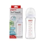 Pigeon Softouch Wide Neck Nursing Glass Bottle