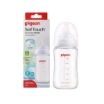 Pigeon Softouch Wide Neck Nursing Glass Bottle