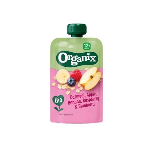 Organix Oatmeal Apple Berry Puree