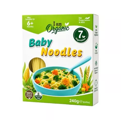 NHF I Am Organic Baby Noodle Gluten Free 240g