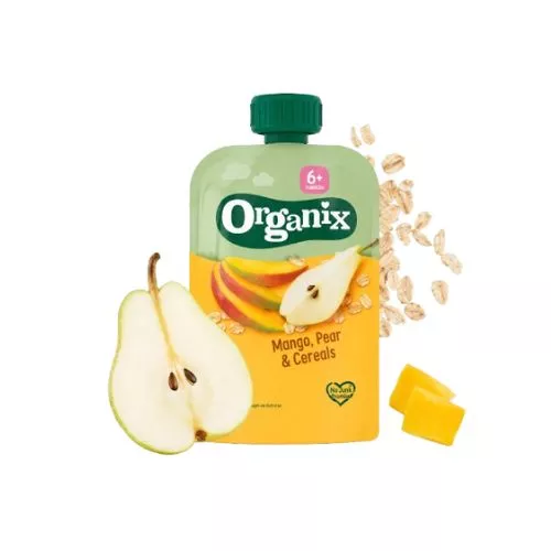 Organix Mango Pear & Granola Puree 100g