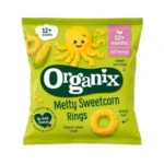 Organix Melty Sweetcorn Rings 25g