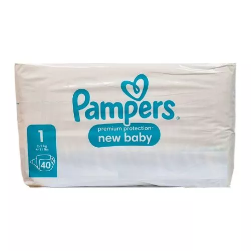 Pampers New Baby Size 1 40 Nappies