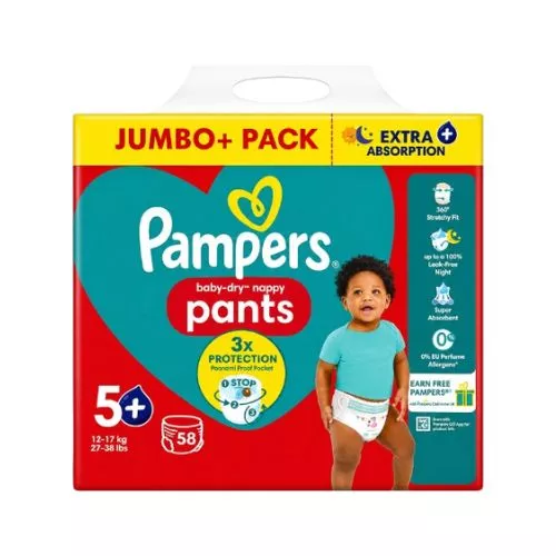 Pampers Pant Large 9-14kg 58 Pcs Baby Diapers