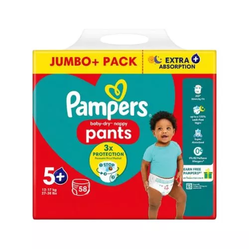 Pampers Pant Large 9-14kg 58 Pcs Baby Diapers