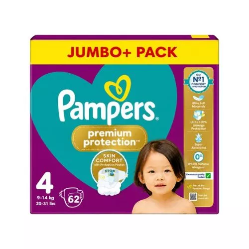 Pampers Premium Protection Diapers Size 4
