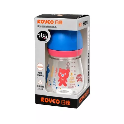 Rovco Wide Neck Glass Feeder 150ml