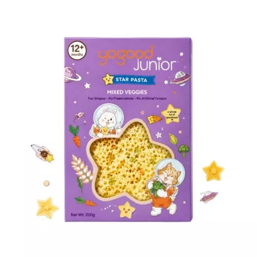 Yogood Junior Twinkle Vegetable Rice Pasta 250g